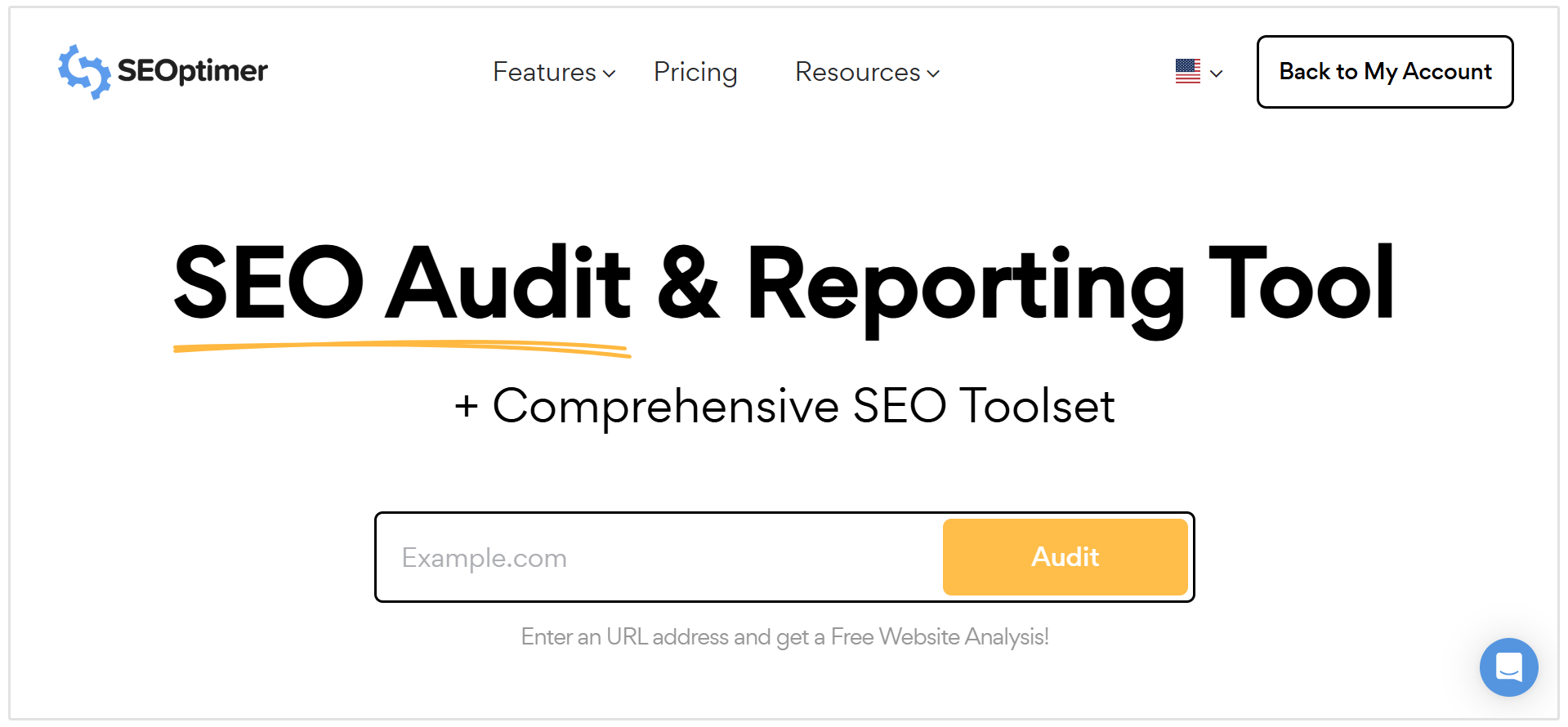 SEOptimer SEO Denetim Aracı